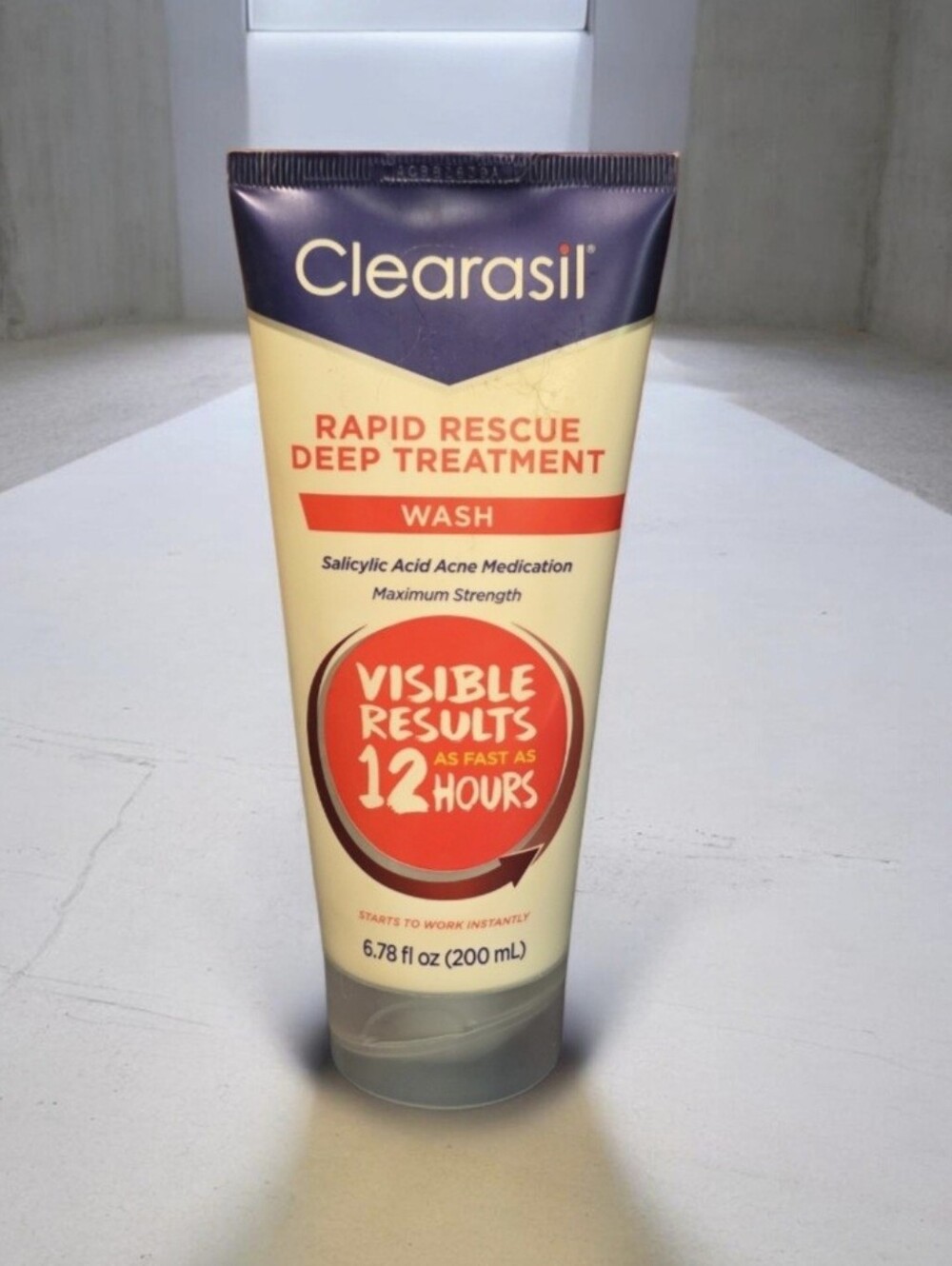 🔴 Clearasil Rapid Rescue Deep Treatment Wash - Cream & Purple